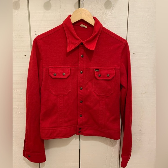Vintage Lee red jacket - Picture 1 of 5